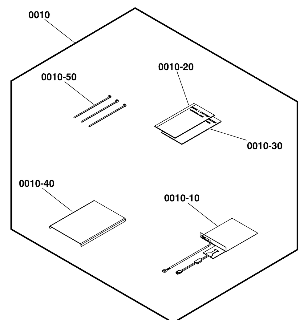 Cold Weather Kit Diagram and Parts List for 6578-01  Briggs and Stratton Generator